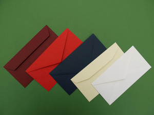 Obálka D6 11x22cm - 5ks mix s perletí